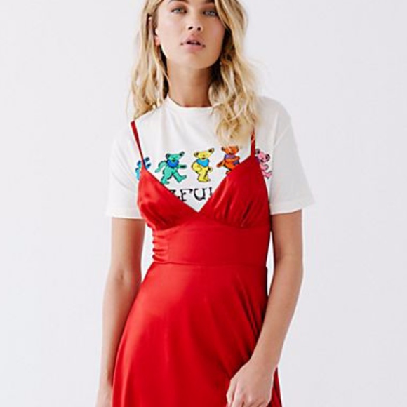 SOLD!! Free People Cherry Red Gown NWT! - Picture 8 of 8